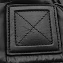 シャネル CHANEL コココクーン トートバッグ PM A48610 ブラック ナイロン レザー トートバッグ シルバー金具 黒