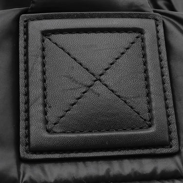 シャネル CHANEL コココクーン トートバッグ PM A48610 ブラック ナイロン レザー トートバッグ シルバー金具 黒