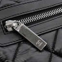 シャネル CHANEL コココクーン トートバッグ PM A48610 ブラック ナイロン レザー トートバッグ シルバー金具 黒