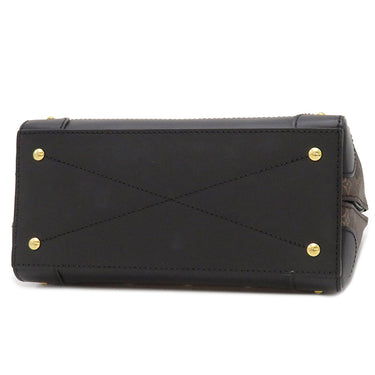 ルイヴィトン LOUIS VUITTON トリアノン PM M45908 モノグラム×ブラック モノグラムキャンバス レザー 2WAYバッグ ゴールド金具 ハンドバッグ ショルダーバッグ 茶