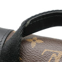 ルイヴィトン LOUIS VUITTON クリストファー MM M43735 モノグラムマカサー モノグラムマカサー リュック・デイパック シルバー金具 バックパック 茶 黒