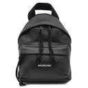 バレンシアガ BALENCIAGA エクスプローラー ミニバックパック 656060 ブラック レザー ショルダーバッグ ブラック金具 黒 ミニリュック