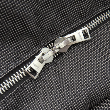 エルメス HERMES エールライントート GM グレー キャンバス トートバッグ シルバー金具 鍵・カデナ欠品