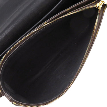 ルイヴィトン LOUIS VUITTON サック マルソー M46126 モノグラム モノグラムキャンバス ショルダーバッグ ゴールド金具 茶 黒 チェーンショルダー