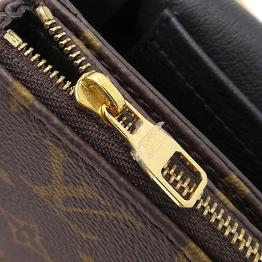 ルイヴィトン LOUIS VUITTON サック マルソー M46126 モノグラム モノグラムキャンバス ショルダーバッグ ゴールド金具 茶 黒 チェーンショルダー