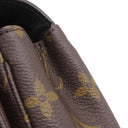 ルイヴィトン LOUIS VUITTON サック マルソー M46126 モノグラム モノグラムキャンバス ショルダーバッグ ゴールド金具 茶 黒 チェーンショルダー