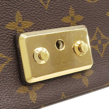 ルイヴィトン LOUIS VUITTON サック マルソー M46126 モノグラム モノグラムキャンバス ショルダーバッグ ゴールド金具 茶 黒 チェーンショルダー