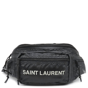 サンローラン SAINT LAURENT ヌックス 581375 ブラック ナイロン ボディバッグ マットブラック金具 ウエストバッグ 黒