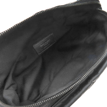 サンローラン SAINT LAURENT ヌックス 581375 ブラック ナイロン ボディバッグ マットブラック金具 ウエストバッグ 黒