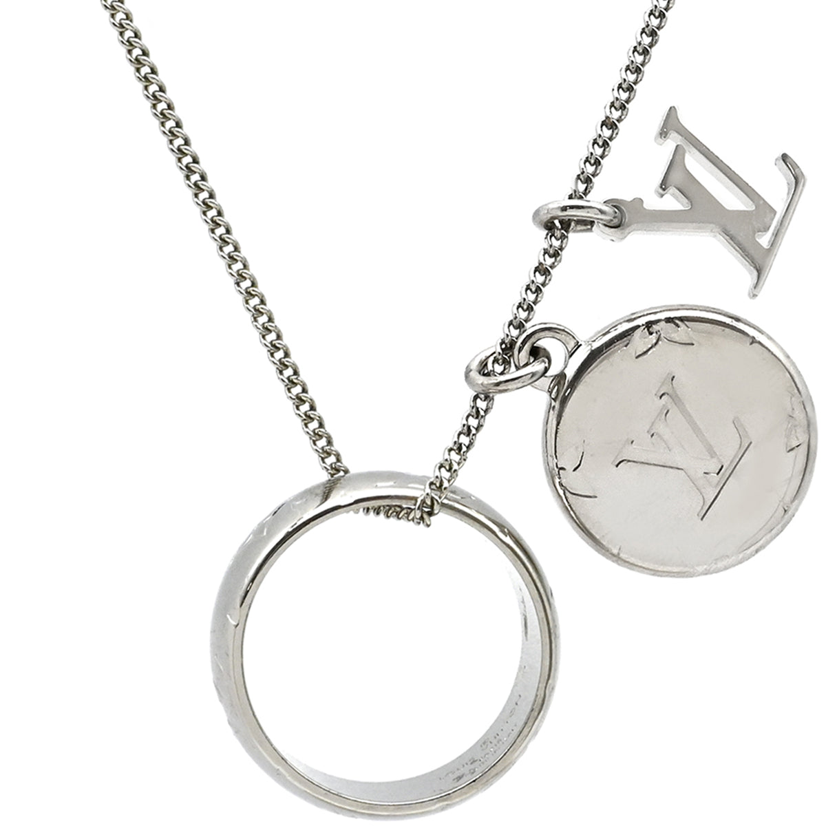 ルイヴィトン LOUIS VUITTON リングネックレス モノグラム M62485