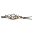 シャネル CHANEL ひし形 ラインストーン ペンダント A37251 シルバー メタル ラインストーン ネックレス