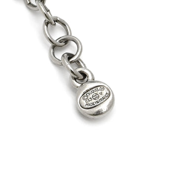 シャネル CHANEL ひし形 ラインストーン ペンダント A37251 シルバー メタル ラインストーン ネックレス