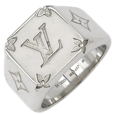 ルイヴィトン LOUIS VUITTON シグネットリング M62487 シルバー メタル 14038 リング 指輪 19号