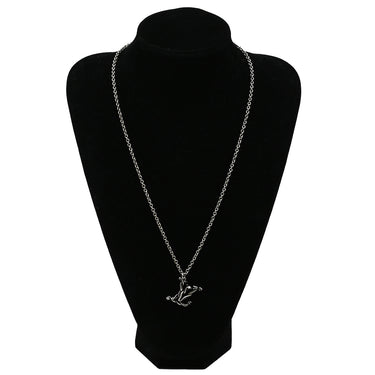 ルイヴィトン LOUIS VUITTON LVスネーク ペンダント MP2567 シルバー メタル ネックレス ヴィンテージ金具 シルバー金具 ロゴ ヘビ