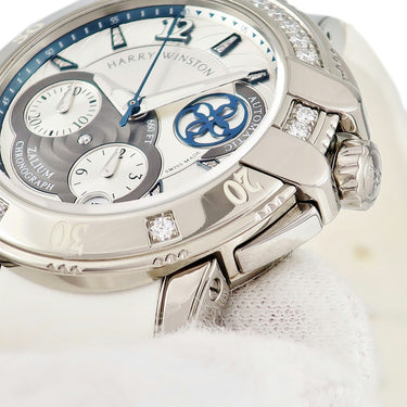 腕時計 ハリーウィンストン Harry Winston オーシャン スポーツ クロノグラフ 411/LCA38Z 自動巻き メンズ レディース 純正ダイヤ ZALIUM