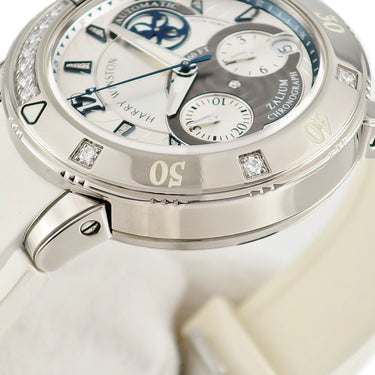腕時計 ハリーウィンストン Harry Winston オーシャン スポーツ クロノグラフ 411/LCA38Z 自動巻き メンズ レディース 純正ダイヤ ZALIUM