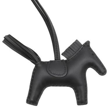 エルメス HERMES ロデオPM ブラック アニョーミロ バッグチャーム 黒 ソーブラック