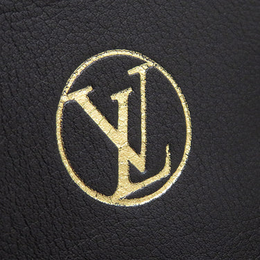 ルイヴィトン LOUIS VUITTON オンマイサイド MM M53826 ノワール カーフ ツイストカーフレザー 2WAYバッグ ゴールド金具 トート ショルダー 黒