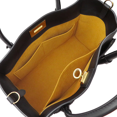 ルイヴィトン LOUIS VUITTON オンマイサイド MM M53826 ノワール カーフ ツイストカーフレザー 2WAYバッグ ゴールド金具 トート ショルダー 黒