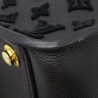 ルイヴィトン LOUIS VUITTON オンマイサイド MM M53826 ノワール カーフ ツイストカーフレザー 2WAYバッグ ゴールド金具 トート ショルダー 黒