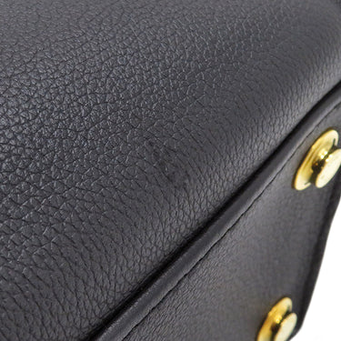 ルイヴィトン LOUIS VUITTON オンマイサイド MM M53826 ノワール カーフ ツイストカーフレザー 2WAYバッグ ゴールド金具 トート ショルダー 黒