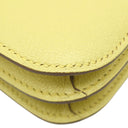 エルメス HERMES コンスタンス3 ミニ ミロワール リモンチェッロ シェーブル ショルダーバッグ シルバー金具 新品 未使用 黄色