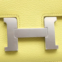 エルメス HERMES コンスタンス3 ミニ ミロワール リモンチェッロ シェーブル ショルダーバッグ シルバー金具 新品 未使用 黄色