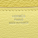 エルメス HERMES コンスタンス3 ミニ ミロワール リモンチェッロ シェーブル ショルダーバッグ シルバー金具 新品 未使用 黄色