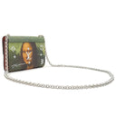 ルイヴィトン LOUIS VUITTON ポシェット チェーン M64626 マルチカラー PVCコーティングキャンバス ショルダーバッグ シルバー金具 マスターズコレクション ダヴィンチ モナリザ