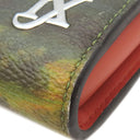 ルイヴィトン LOUIS VUITTON ポシェット チェーン M64626 マルチカラー PVCコーティングキャンバス ショルダーバッグ シルバー金具 マスターズコレクション ダヴィンチ モナリザ