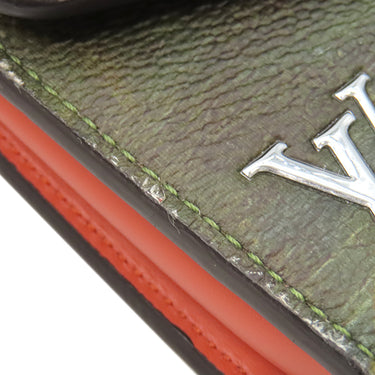 ルイヴィトン LOUIS VUITTON ポシェット チェーン M64626 マルチカラー PVCコーティングキャンバス ショルダーバッグ シルバー金具 マスターズコレクション ダヴィンチ モナリザ