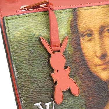 ルイヴィトン LOUIS VUITTON ポシェット チェーン M64626 マルチカラー PVCコーティングキャンバス ショルダーバッグ シルバー金具 マスターズコレクション ダヴィンチ モナリザ