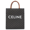 セリーヌ CELINE スモール バーティカル カバ 191542BZK タン レザー トリオンフキャンバス 2WAYバッグ ゴールド金具 茶 ハンドバッグ ショルダー