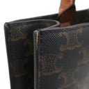 セリーヌ CELINE スモール バーティカル カバ 191542BZK タン レザー トリオンフキャンバス 2WAYバッグ ゴールド金具 茶 ハンドバッグ ショルダー