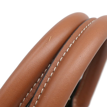 セリーヌ CELINE スモール バーティカル カバ 191542BZK タン レザー トリオンフキャンバス 2WAYバッグ ゴールド金具 茶 ハンドバッグ ショルダー