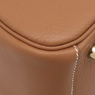 エルメス HERMES リンディ26 ゴールド トリヨンクレマンス 2WAYバッグ ゴールド金具 新品 未使用 茶