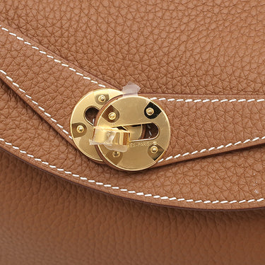 エルメス HERMES リンディ26 ゴールド トリヨンクレマンス 2WAYバッグ ゴールド金具 新品 未使用 茶