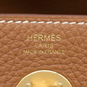 エルメス HERMES リンディ26 ゴールド トリヨンクレマンス 2WAYバッグ ゴールド金具 新品 未使用 茶