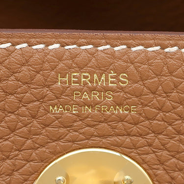 エルメス HERMES リンディ26 ゴールド トリヨンクレマンス 2WAYバッグ ゴールド金具 新品 未使用 茶
