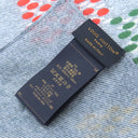 ルイヴィトン LOUIS VUITTON LV バーズ ダミエ デニム M96285 デニムブルー シルク コットン ストール 青 赤 黄 白 シルク コットン