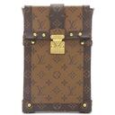 ルイヴィトン LOUIS VUITTON ポシェット トランク ヴェルティカル M67873 モノグラムリバース モノグラムキャンバス モノグラムリバースキャンバス ショルダーバッグ ゴールド金具 茶