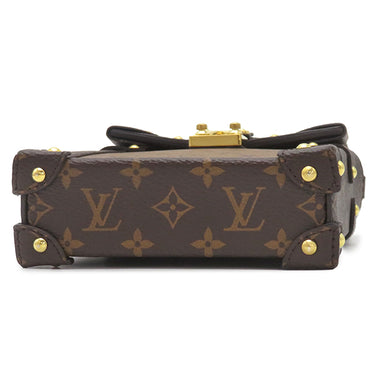 ルイヴィトン LOUIS VUITTON ポシェット トランク ヴェルティカル M67873 モノグラムリバース モノグラムキャンバス モノグラムリバースキャンバス ショルダーバッグ ゴールド金具 茶