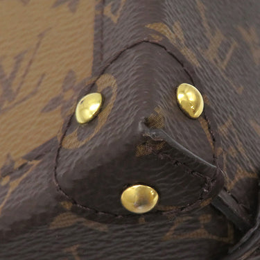 ルイヴィトン LOUIS VUITTON ポシェット トランク ヴェルティカル M67873 モノグラムリバース モノグラムキャンバス モノグラムリバースキャンバス ショルダーバッグ ゴールド金具 茶