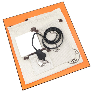 エルメス HERMES ケリー28 内縫い ブラック トゴ 2WAYバッグ シルバー金具 黒 ショルダー