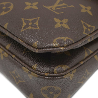 ルイヴィトン LOUIS VUITTON ポシェット メティス MM M40780 モノグラム モノグラムキャンバス 2WAYバッグ ゴールド金具 茶 ショルダー ハンドバッグ