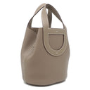 エルメス HERMES インザループ18 エトゥープ トリヨンクレマンス ヴォースイフト ハンドバッグ シルバー金具 グレージュ