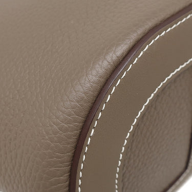 エルメス HERMES インザループ18 エトゥープ トリヨンクレマンス ヴォースイフト ハンドバッグ シルバー金具 グレージュ