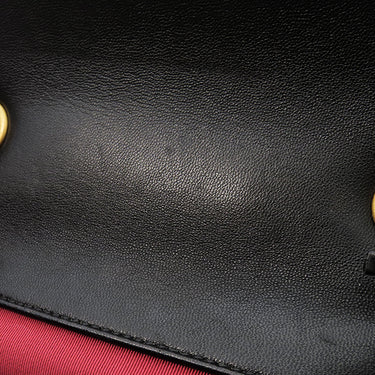 シャネル CHANEL マトラッセ トップハンドル スモール AS1357 ブラック カーフ 2WAYバッグ マットゴールド金具 黒 チェーンショルダー