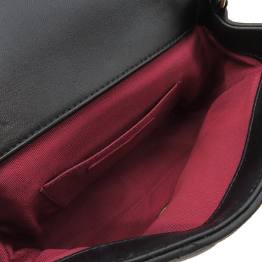 シャネル CHANEL マトラッセ トップハンドル スモール AS1357 ブラック カーフ 2WAYバッグ マットゴールド金具 黒 チェーンショルダー