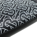 バーバリー BURBERRY BTロゴ レザー ショルダー ブラック レザー 2WAYバッグ シルバー金具 黒 白 ショルダー クラッチ